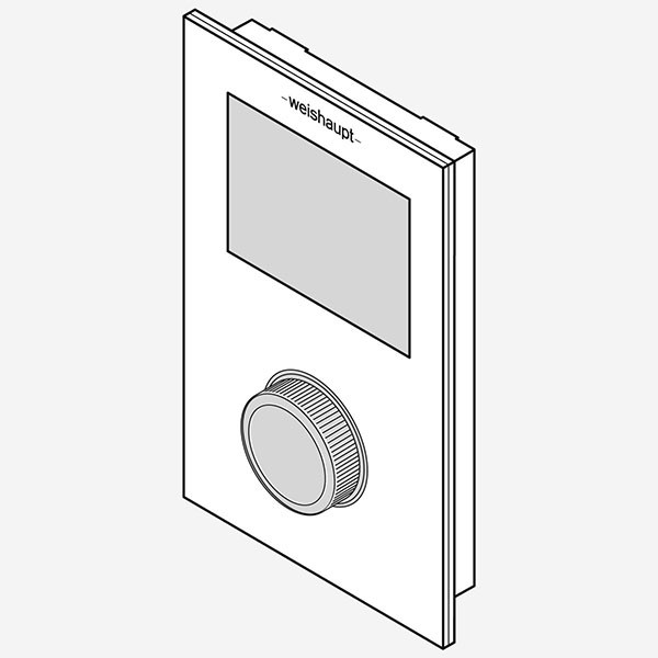 Weishaupt Raumgerät RG2 für Regelsystem WEM
