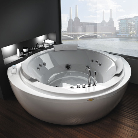 Jacuzzi Nova Base Eck Whirlpool L: 160 B: 160 H: 63 cm, ohne Top