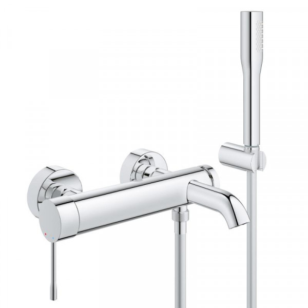 Grohe Essence Einhand-Wannenbatterie mit Brausegarnitur