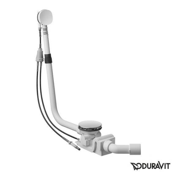 Duravit Ab- und Überlaufgarnitur Quadroval, Shower + Bath, Komplett-Set