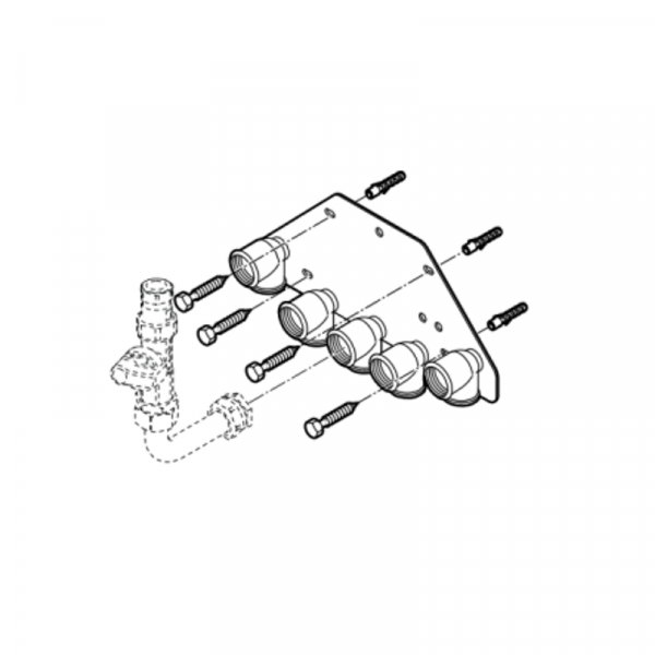 Weishaupt Unterputz-Montageplatte WTC-GW 15/25-B Typ WHU