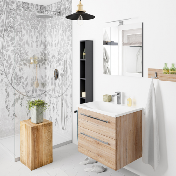 CreativBad FUN.style Waschtisch mit Waschtischunterschrank, 2 Auszüge