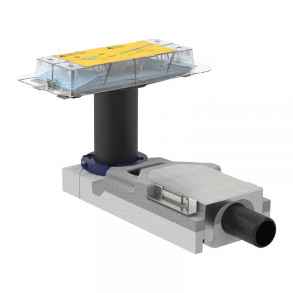 Geberit CleanLine Duschrinnen Rohbauset für Fußbodenaufbauhöhe ab 65 mm