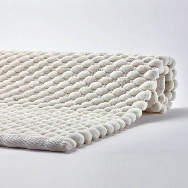 Aquanova Maks Badteppich Badematte 60 x 100 cm elfenbein