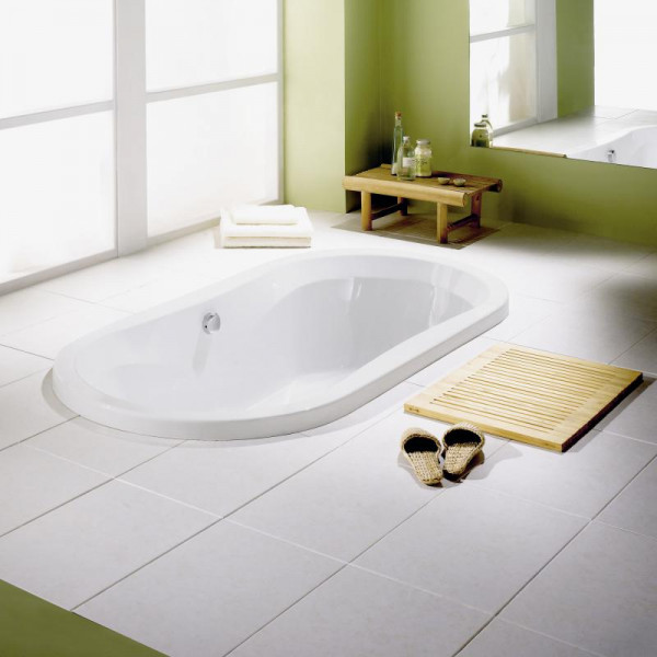 Repabad Pluto Oval-Badewanne weiß