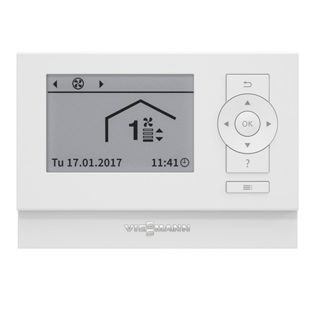 Viessmann Lüftungsbedienteil LB1 mit Anschlussl. für Vitovent 200-W/300-W/300-C