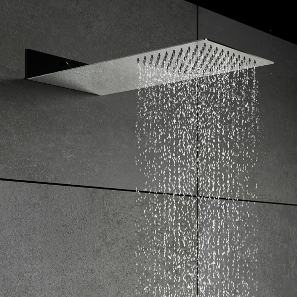Steinberg Sensual Rain "Wall Rain" Regenbrause ultraflach mit Wandanschluss