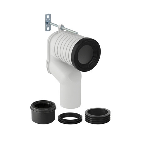 Geberit Set P-Anschlussbogen für Stand-WC weiß-alpin