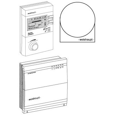 Weishaupt Set autarke Heizkreisregelung WCM-SKH mit WCM-EM 2.1, WCM-FS 2.0, Außenfühler