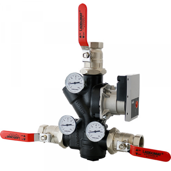 Atmos Laddomat 21/100 mit Wilo Para 25/6M für Kessel von 36 - 50 kW