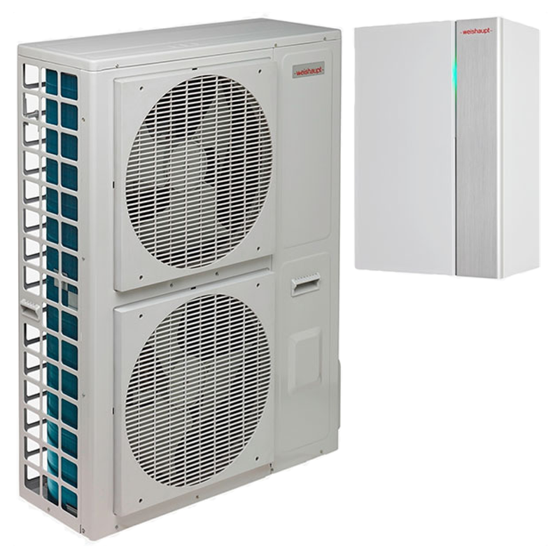 Weishaupt Luft/Wasser-Splitwärmepumpe Typ WWP LS 10-B Ausf. R-E