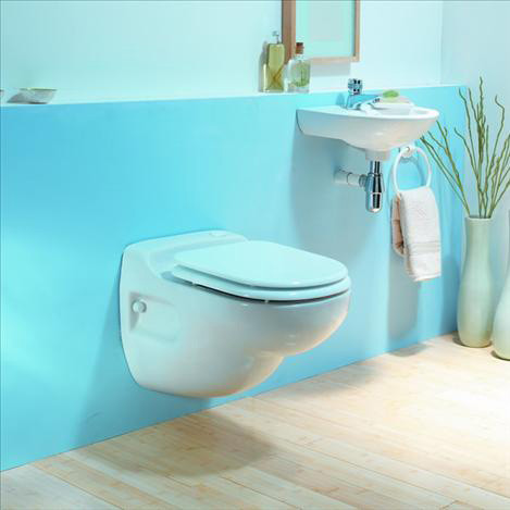 SFA Sanicompact Star Wand-WC mit integrierter Hebeanlage pergamon