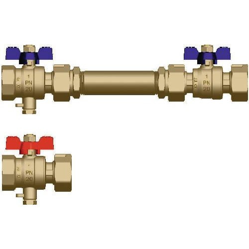 Viessmann Wärmemengenzähler Anschlussset waagrecht