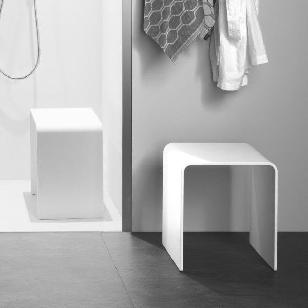 Repabad Seattle Duschhocker Arctic White