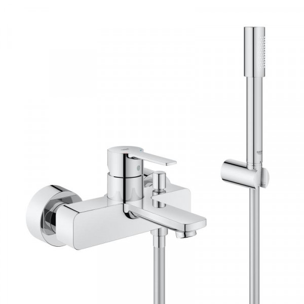 Grohe Lineare Einhand-Wannenbatterie mit Brausegarnitur