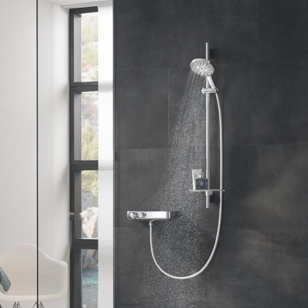 GROHE Rainshower SmartActive 150 Brausestangenset, 3 Strahlarten, Brausestange 90 cm