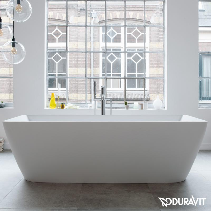 Duravit DuraSquare freistehende Rechteck-Badewanne mit Verkleidung 700430000000000 | badexo.de