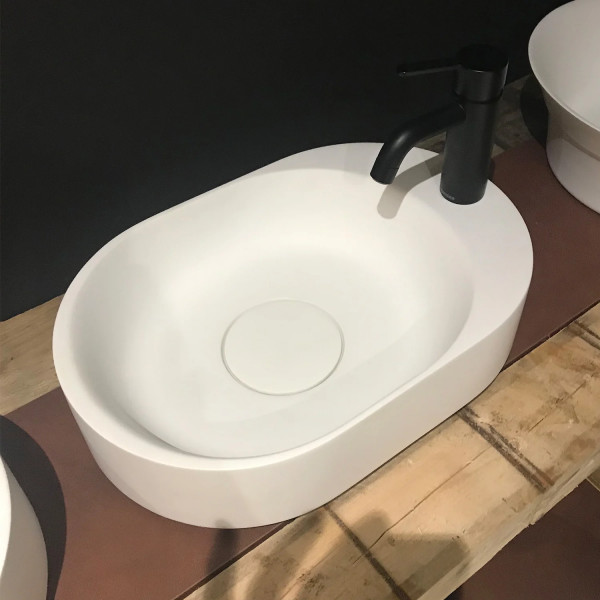 Riho Aufsatzwaschtisch Essence tray 48 x 32 cm aus Solid Surface