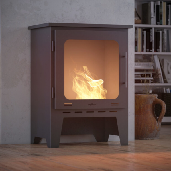 InFire Incoza 1 Kaminofen Schwarzfreistehend