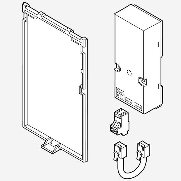 Weishaupt Adapter-Set WEM-CAN 2-Draht für WEM-RG2 Anbindung an 4-Draht CAN-Systembus