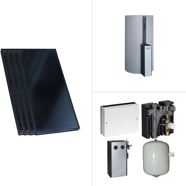 Viessmann Vitosol 200-FM Flachkollektor Vitocell 140-E & 160-E Vitotrans 353 Solarmodul