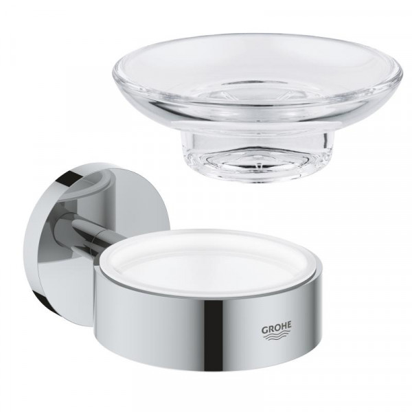 Grohe Essentials Bad-Set Halter mit Seifenschale chrom