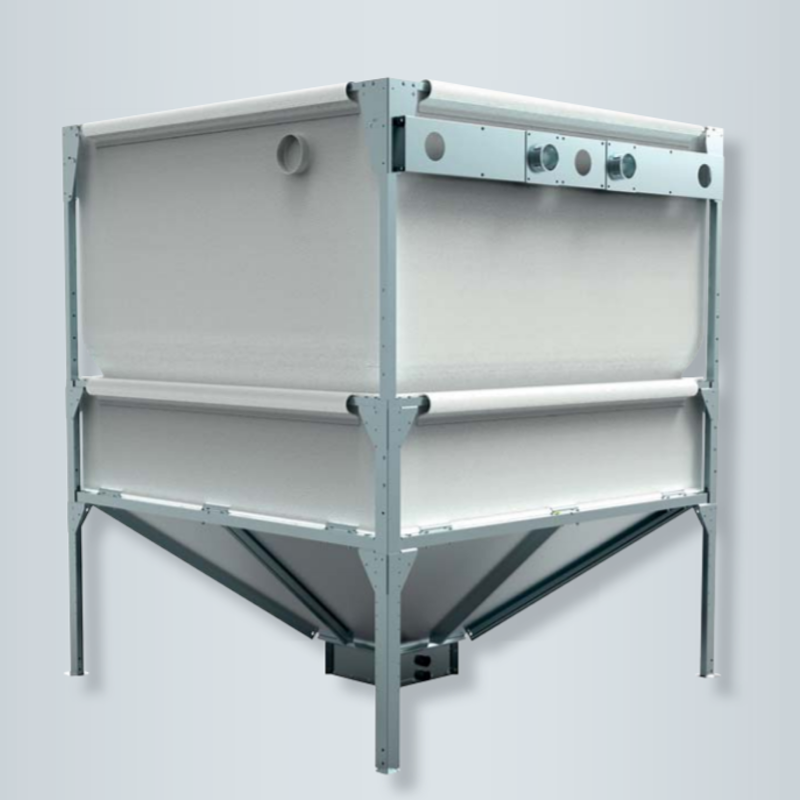 Viessmann Pelletsilo Typ 5,9 im Textil-/Metallverbund Z015402 | badexo.de