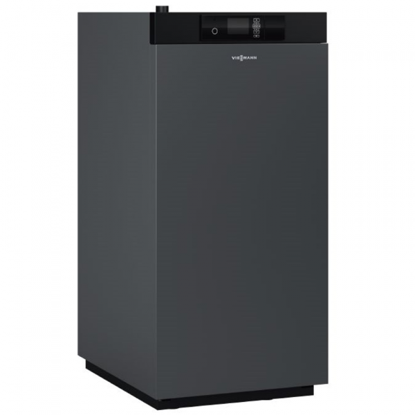 Viessmann Paket Vitoligno 300-C 18 kW mit flexibler Schnecke und Abgas-Partikelabscheider