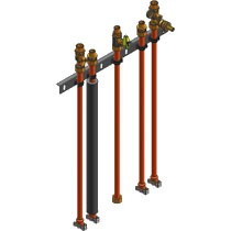 Viessmann Anschluss-Set für Aufputzinstallation nach oben