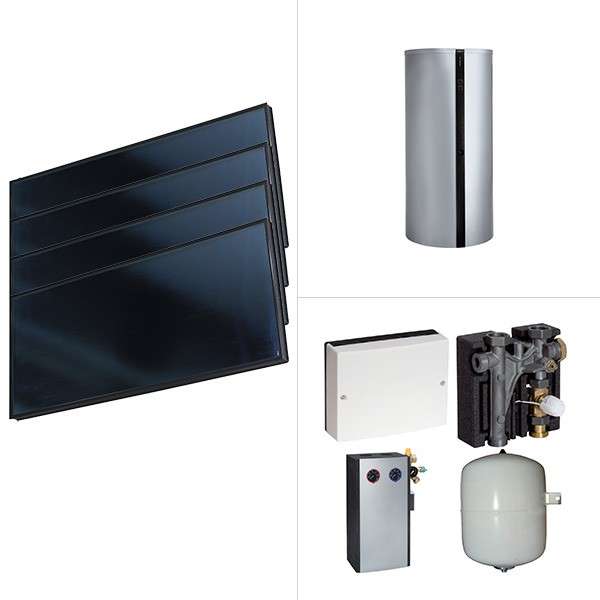 Viessmann Vitosol 200-FM Flachkollektor Vitocell 340-M & 360-M ...