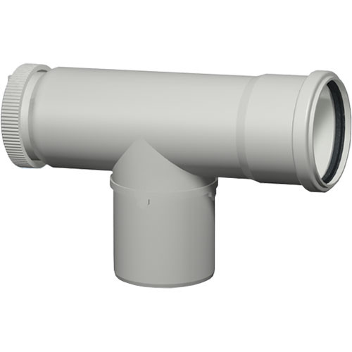 Viessmann Revisions-T-Stück D=60 L=235
