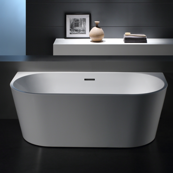 Lavita Caldera freistehende Vorwand-Badewanne