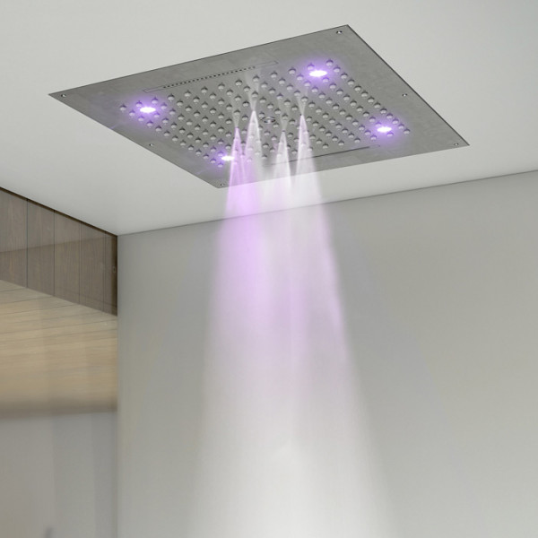 Bossini Kopfbrause Dream 4 Spray mit 4 LEDs B: 570 T: 470 mm
