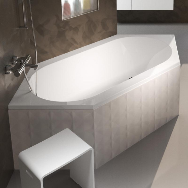 Riho Kansas Sechseck-Badewanne 190 x 90 cm