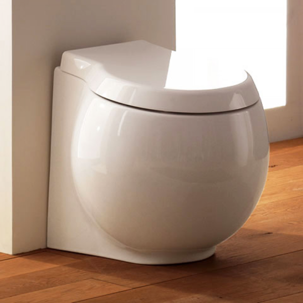 Scarabeo Planet Stand-Tiefspül-WC weiß 50 x 45 cm