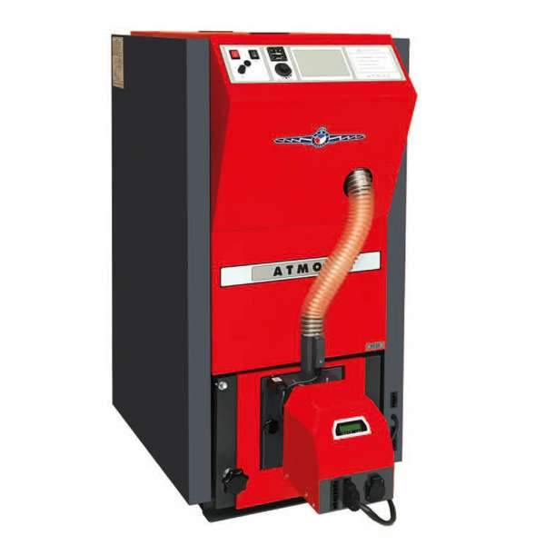 Atmos PX Pelletkessel mit integriertem Pelletlager BAFA förderfähig