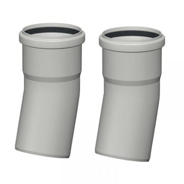 Viessmann Abgasbogen 15° (2 Stück) D=80