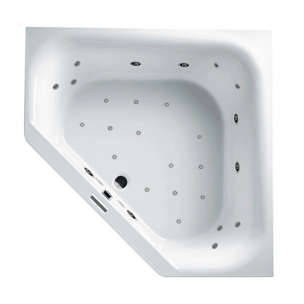 Riho Austin Whirlpool 145 x 145 cm mit Joy Whirlpoolsystem
