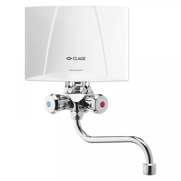 Clage Druckloser Klein-Durchlauferhitzer MH 3/7 mit Armatur für Niederdruck-Armaturen