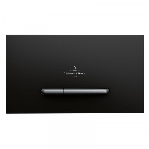 Villeroy & Boch ViConnect E300 WC-Betätigungsplatte schwarz matt
