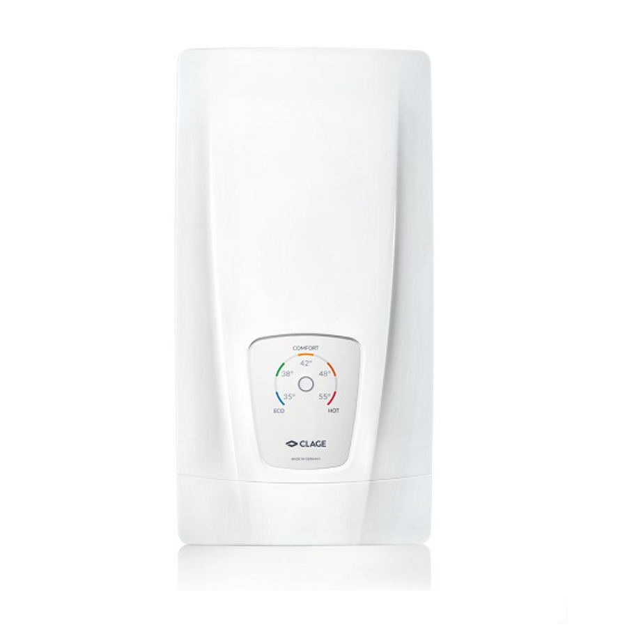 Durchlauferhitzer Clage Dcx Electronic Mps 18 27kw 400v Clage DCX Next Durchlauferhitzer 18-27 kW 400V 3200-36300 | badexo.de