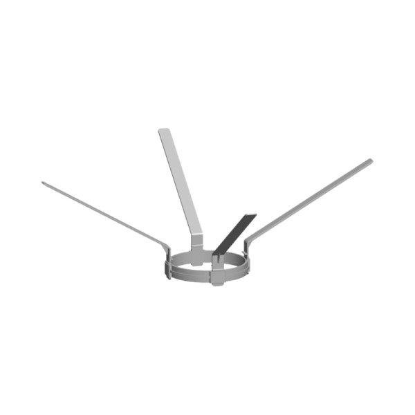 Wolf Abstandhalter DN80/125 4 Stück, aus PP