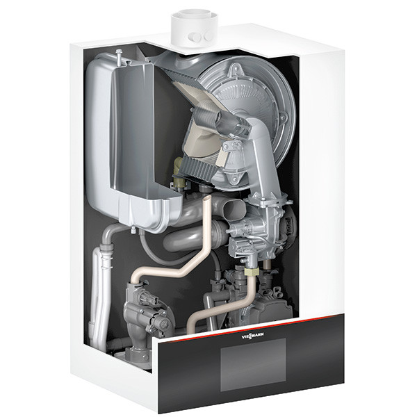 Viessmann Vitodens 300W mit Vitocell 100W Solarspeicher 300 l B3HF048
