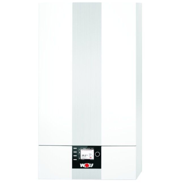 WOLF Gasbrennwert-Kombitherme CGB-2K 24 kW mit hocheffizienter Heizkreispumpe