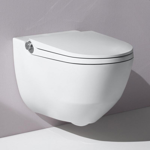 Laufen Dusch-Tiefspül-WC wandhängend Riva spülrandlos weiss matt