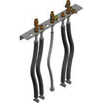 Viessmann Anschluss-Set mit Vormontagekonsole für Aufputzinstallation nach oben