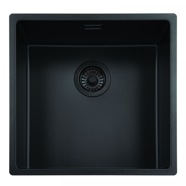 Reginox New York 40x40 OKG Jet Black Küchenspüle schwarz