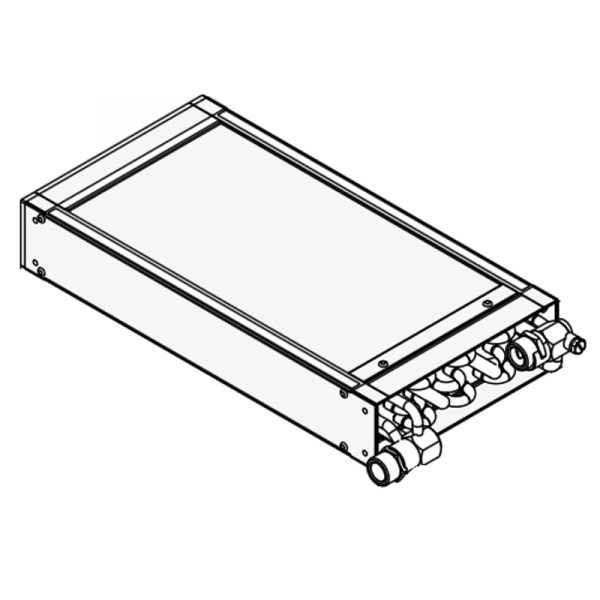 Viessmann Nachheizregister hydr. mit Schläuchen