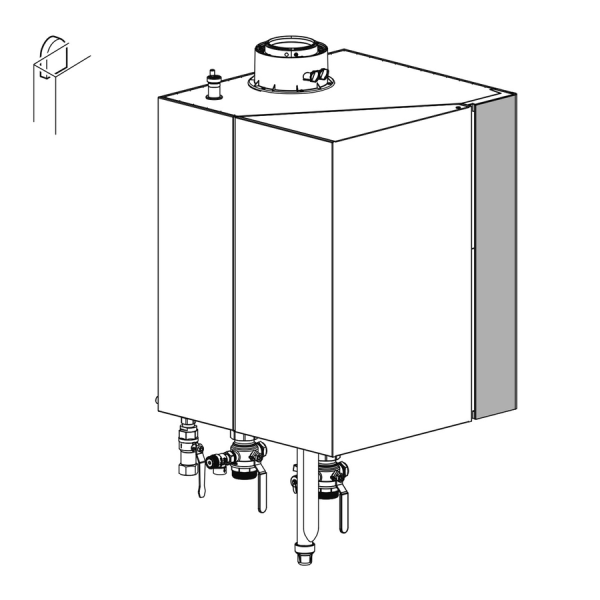 Weishaupt Paket WTC-GW 45-B H Gas-Brennwertgerät