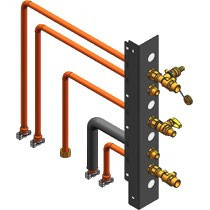 Viessmann Anschluss-Set mit Vormontagekonsole Aufputz links - rechts